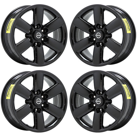 18" Nissan Armada / Titan Gloss Black wheels rims Factory OEM Set 62493 EXCHANGE