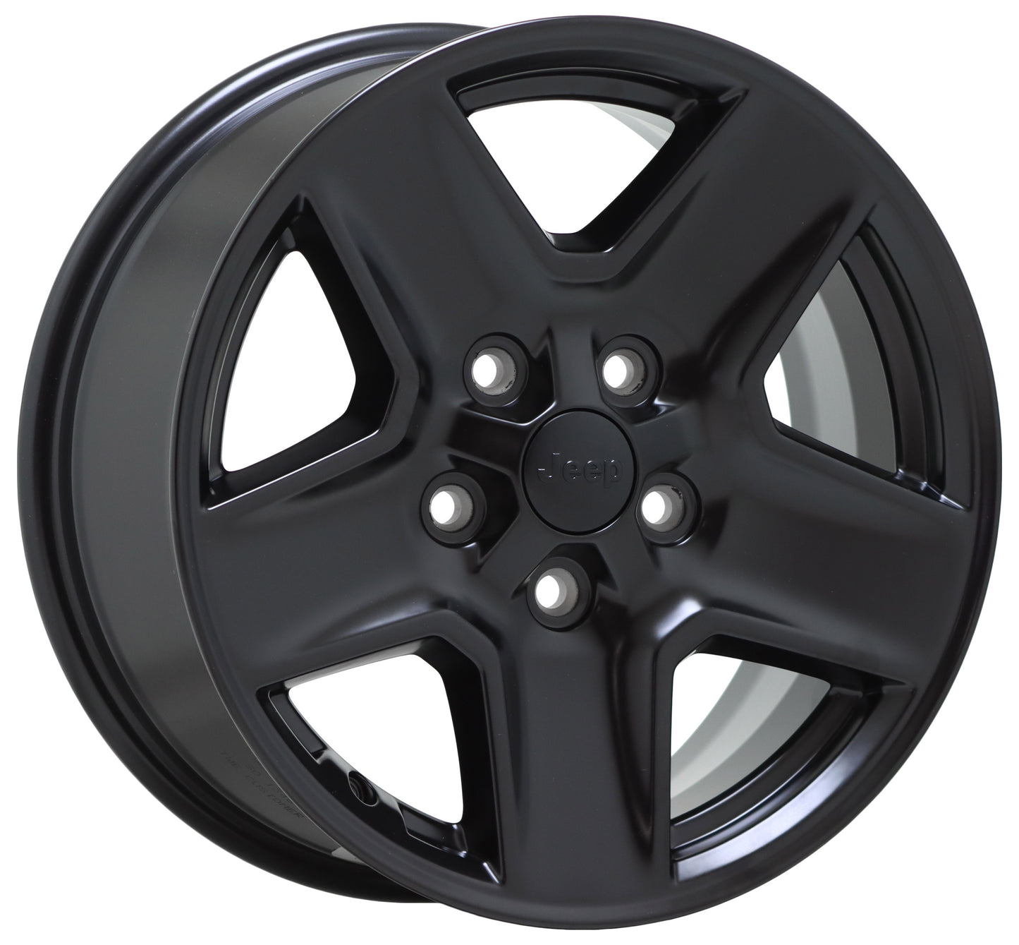 17" Jeep Wrangler Gladiator Satin Black wheel rim Factory OEM single 9235