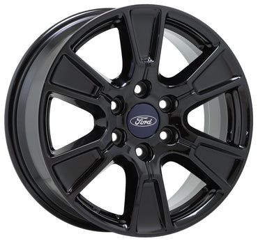 18" Ford F150 Truck Gloss Black wheels rims Factory OEM set 4 3998