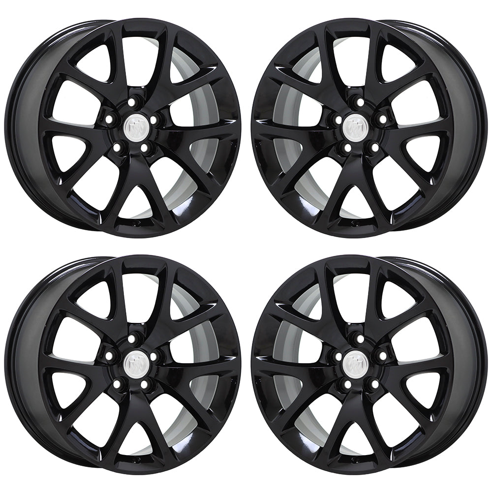 19" Buick Lacrosse Regal Gloss Black wheels rims Factory OEM set 4108 EXCHANGE