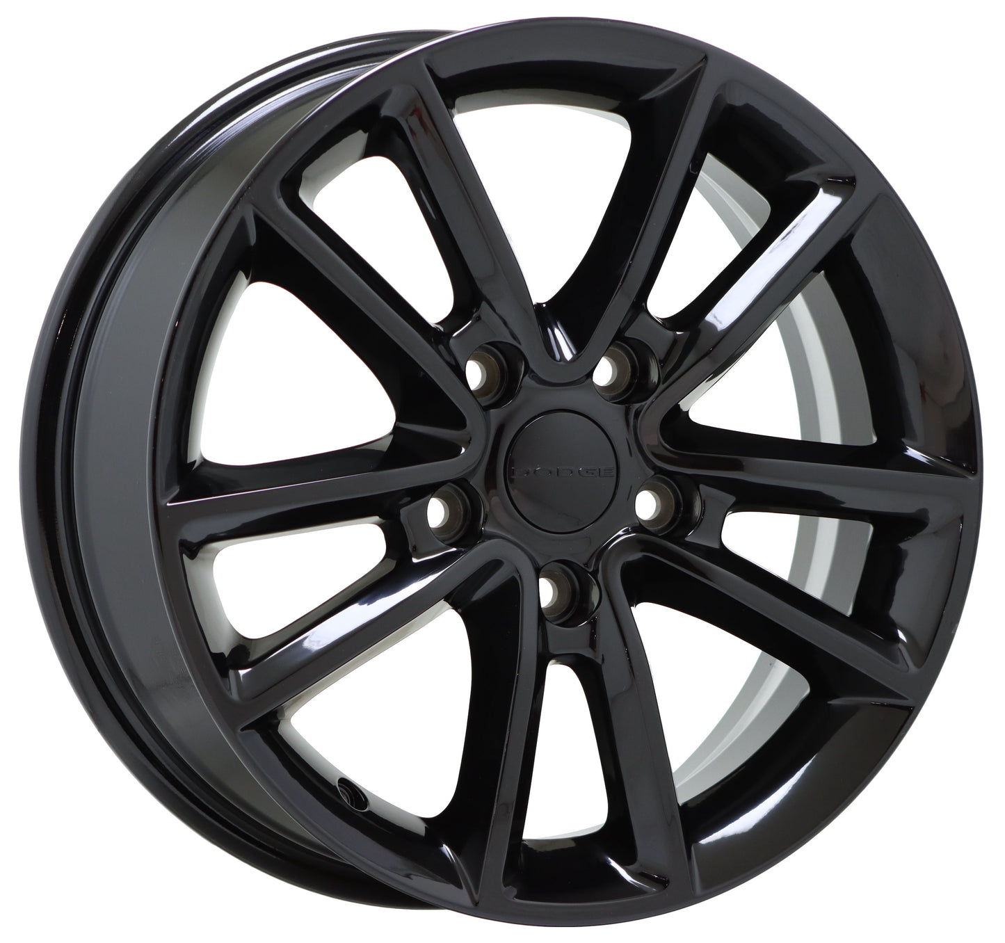 17" Dodge Journey Grand Caravan Black wheels rims Factory OEM set 2399 EXCHANGE