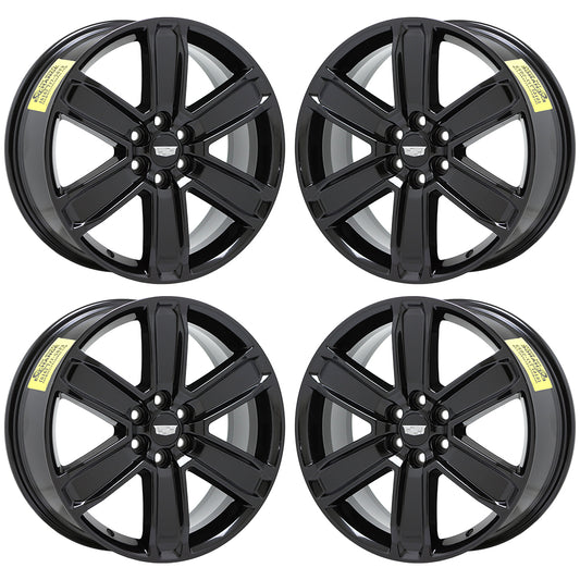 20" Cadillac XT5 XT6 Gloss Black wheels rims Factory OEM GM SRX set 4800 5794