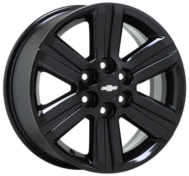 18" Chevrolet Traverse Gloss Black wheels rims Factory OEM 2013-2017 set 5572