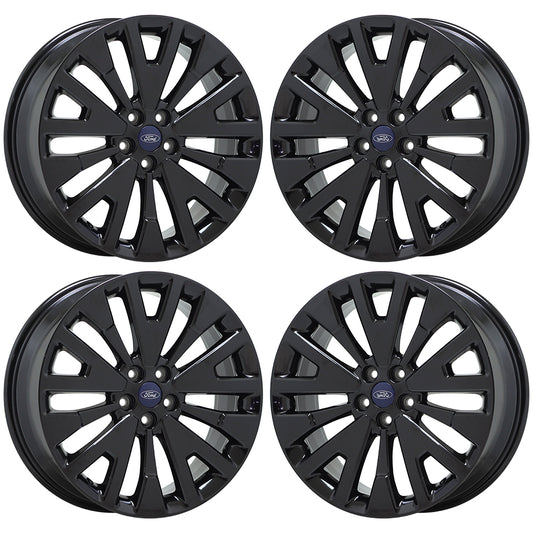 19" Ford Escape Gloss Black wheels rims Factory OEM set 10259