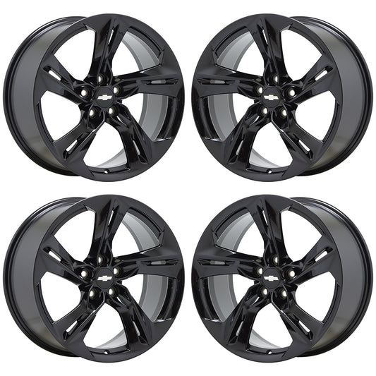 20" Chevrolet Camaro RS Gloss Black wheels rims Factory OEM set 5874