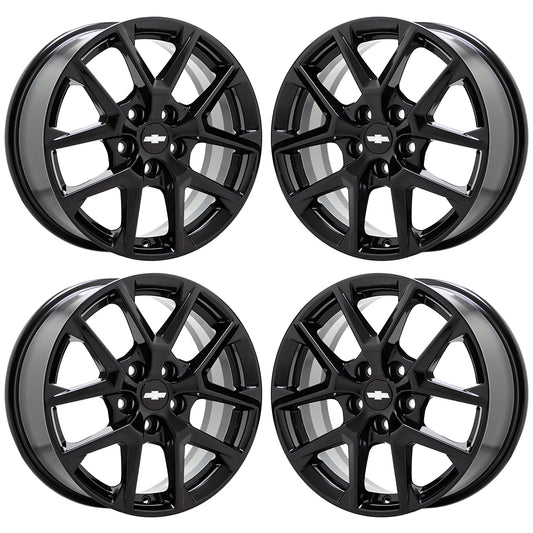 17" Chevrolet Equinox GMC Terrain Gloss Black wheels rims Factory OEM set 14061