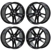 Load image into Gallery viewer, 20&quot; Chevrolet Camaro SS Black wheels rims Factory OEM set 4 5872 5875
