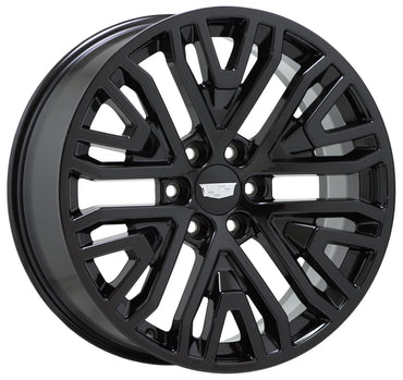 22" Cadillac Escalade Gloss Black wheels rims replica set 5906