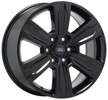 20" Ford F150 Platinum Truck Gloss Black wheels rims Factory OEM set 4 10004