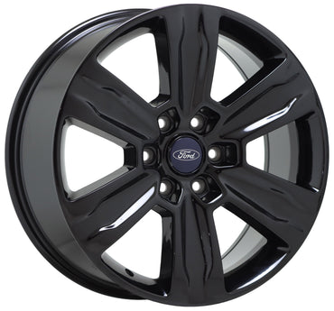 20" Ford F150 Platinum Truck Gloss Black wheels rims Factory OEM set 4 10004