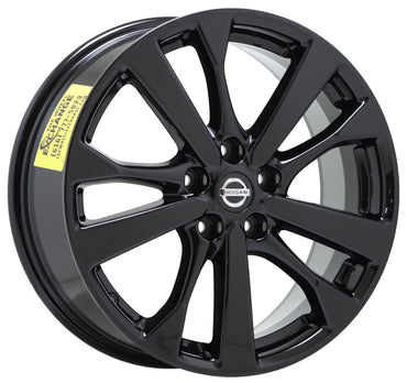 18" Nissan Altima Gloss Black wheels rims Factory OEM 2016 2017 2018 set 4 62720