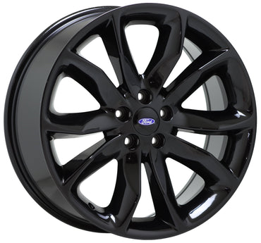 20" Ford Explorer Gloss Black wheels rims Factory OEM set 3861