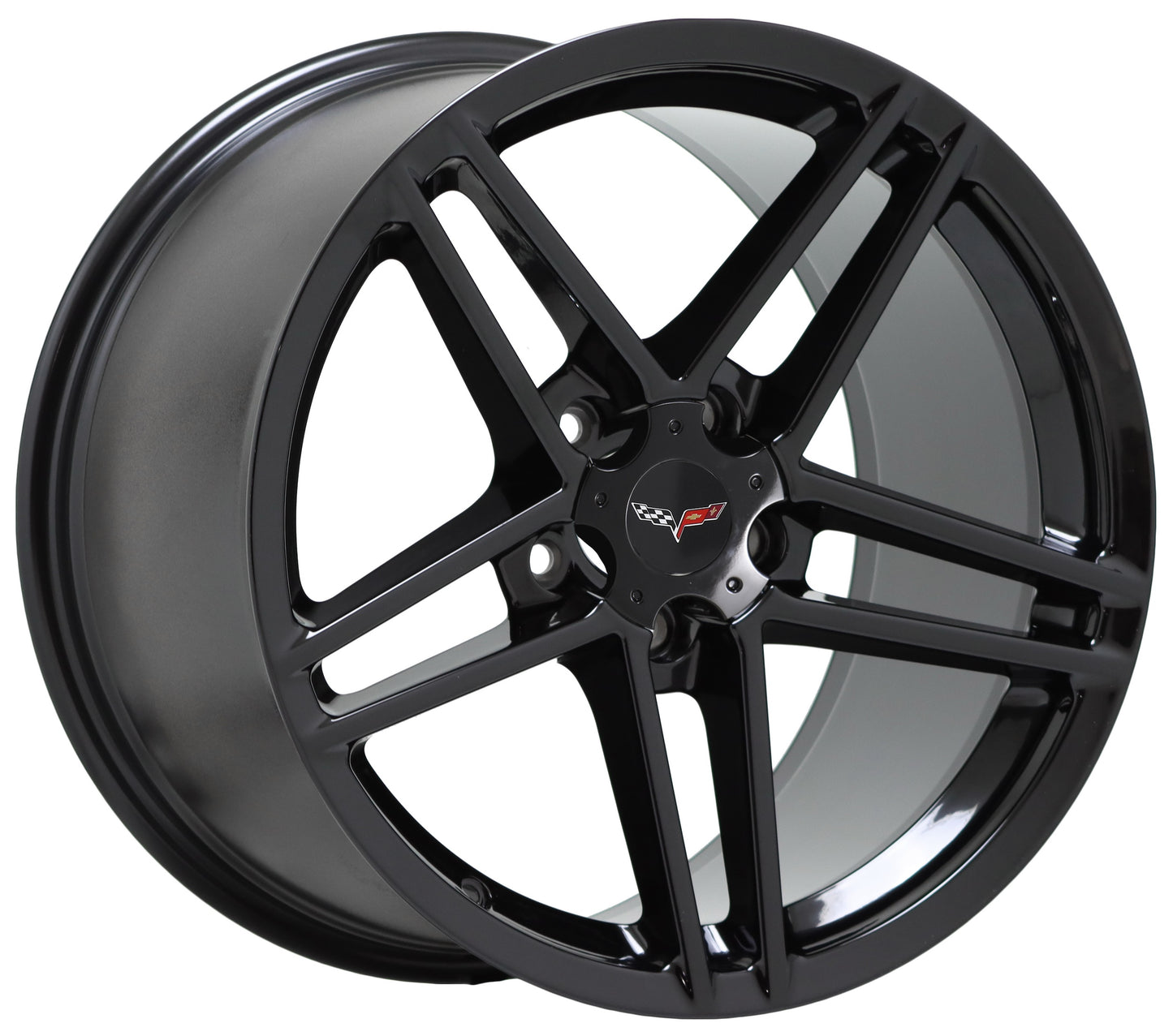 18"/19" Corvette Z06 Black wheels rims Factory OEM NEW set 5090 5107 EXCHANGE