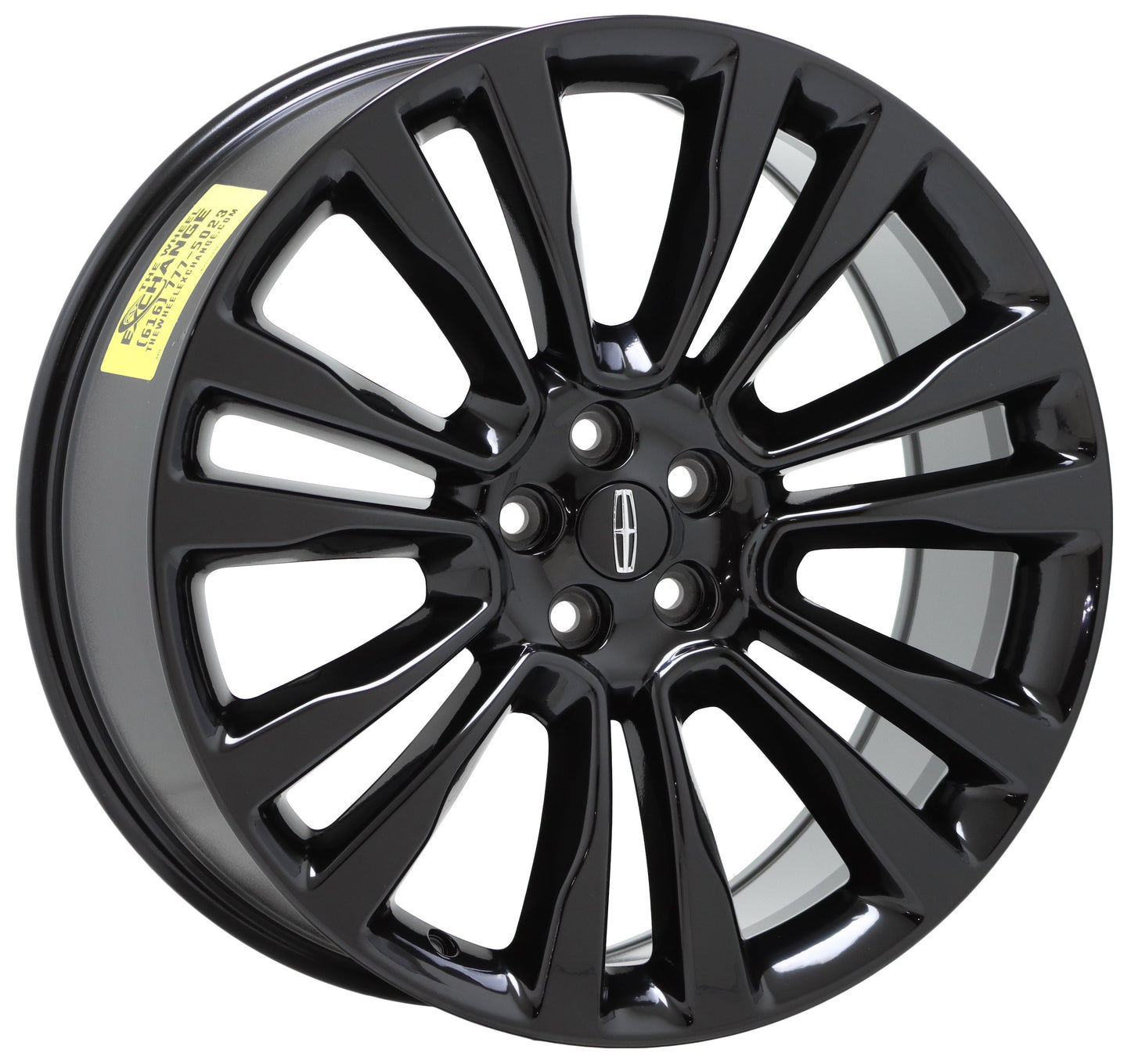 21" Lincoln MKX / Ford Edge Black wheels rims Factory OEM set 10077 EXCHANGE