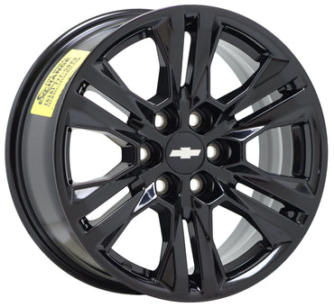 17" Chevrolet Colorado Truck Gloss Black wheels rims Factory OEM set 5871