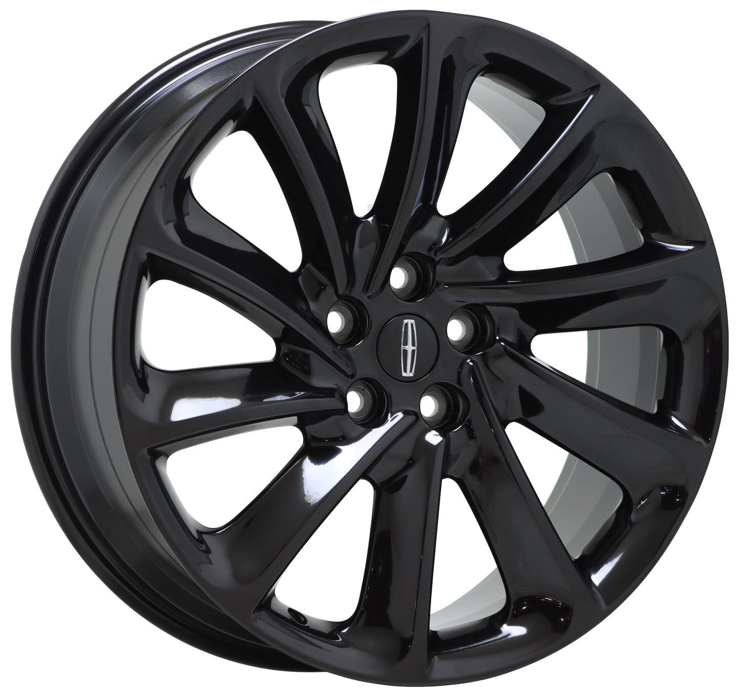 20" Lincoln Aviator Gloss Black wheels rims Factory OEM set 10188 EXCHANGE