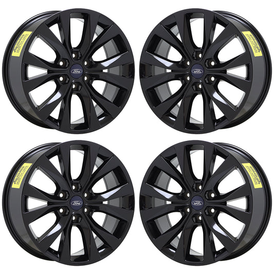 20" Ford F150 Truck Gloss Black wheels rims Factory OEM set 4 10003