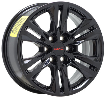 17" GMC Canyon Truck Gloss Black wheels rims OEM set 2019 2020 5871
