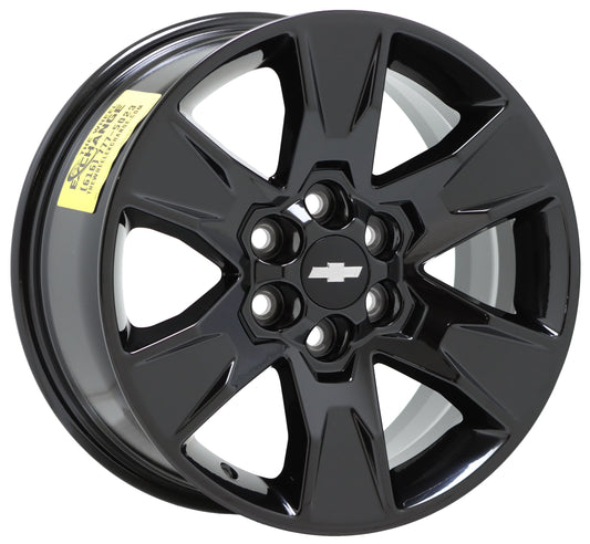 17" Chevy Colorado Truck Gloss Black wheel rim Factory OEM x1 5693