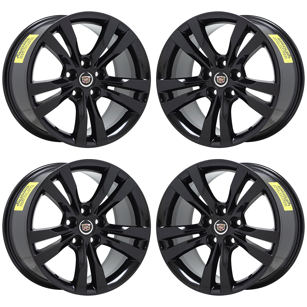 18x8.5 18x9.5 Cadillac CTS-V Gloss Black wheels rims OEM 4717 4719
