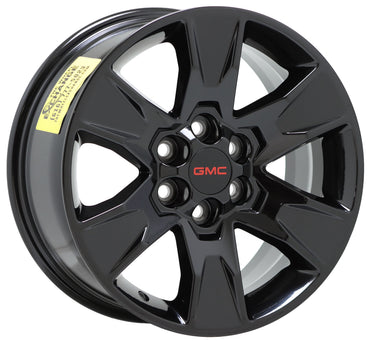 17" GMC Canyon Truck Gloss Black wheels rims Factory OEM set 4 5693