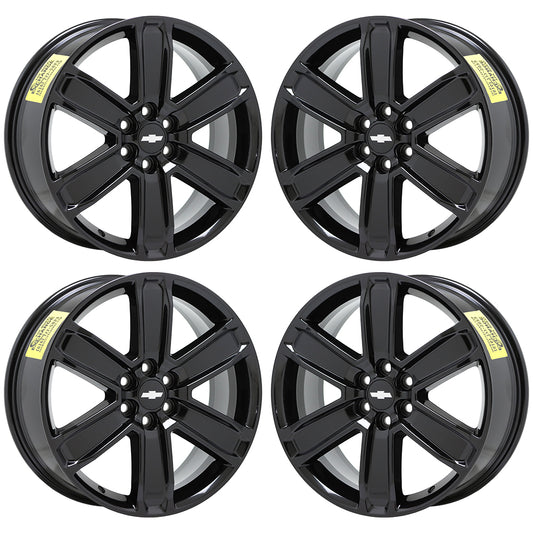 20" Chevrolet Blazer Gloss Black wheels rims Factory OEM set 4800 5794