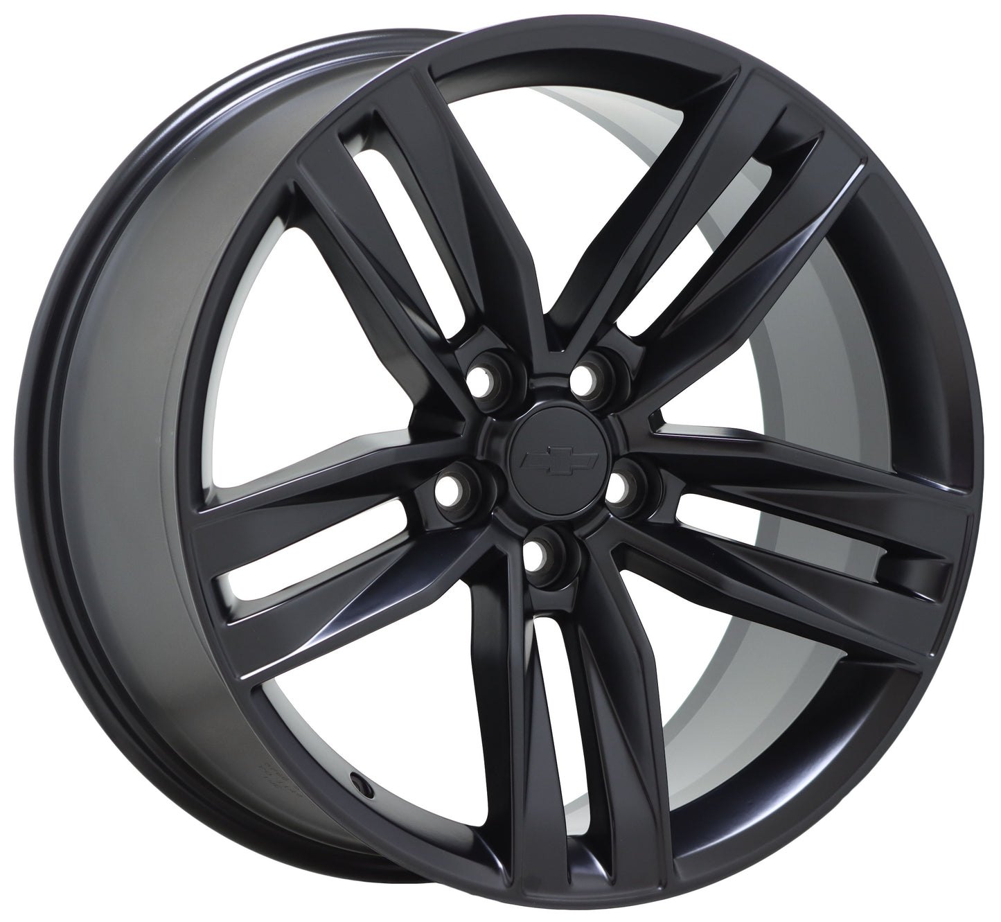 20x8.5" Chevrolet Camaro RS Black Satin wheels rims Factory OEM GM set 5762