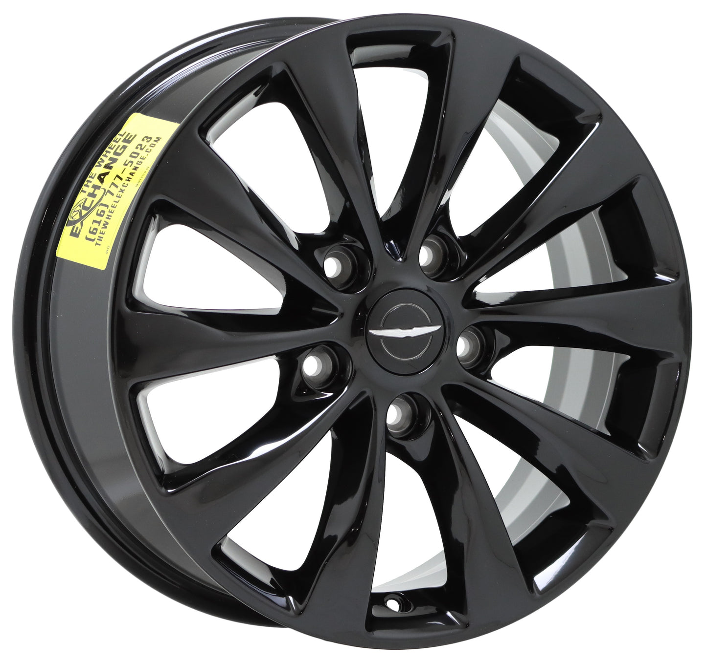 17" Chrysler Pacifica Gloss Black wheels rims Factory OEM set 2591 EXCHANGE