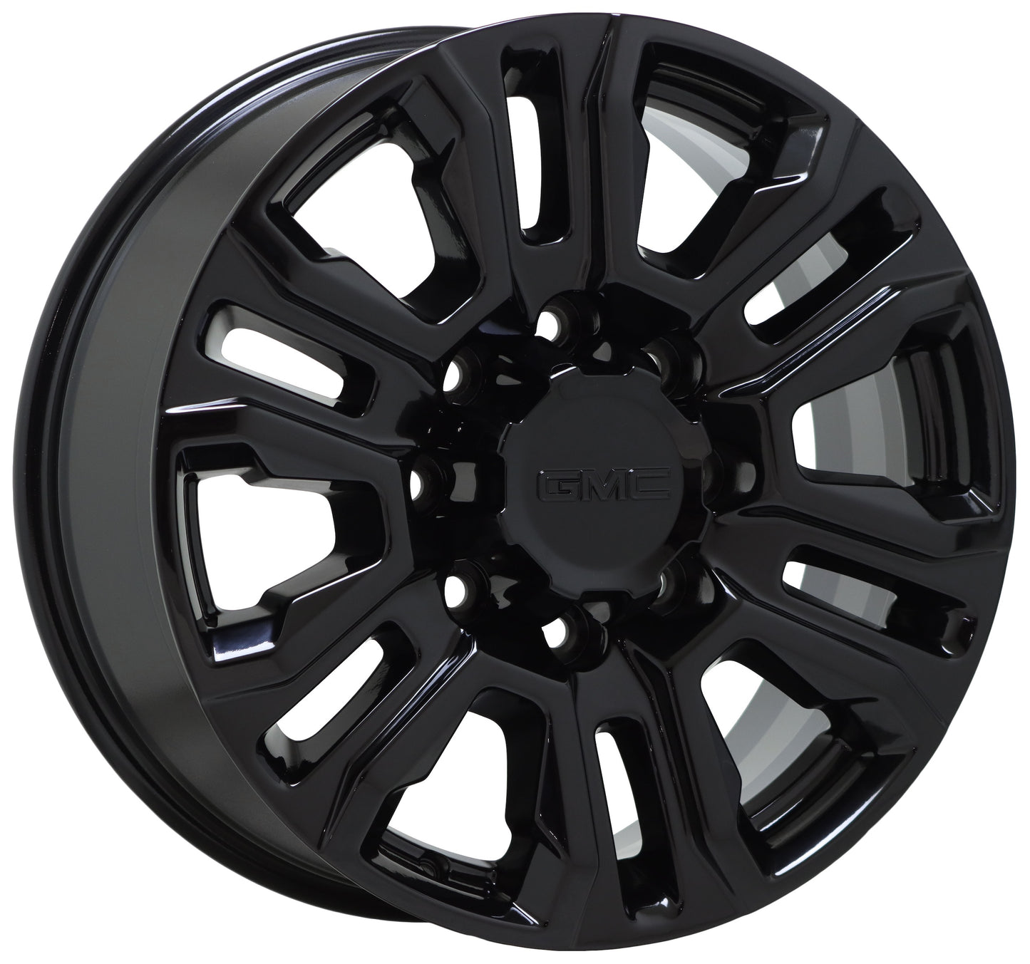 20" GMC Sierra Denali Silverado 2500 3500 Black Wheels Rims Factory OEM Set 5957