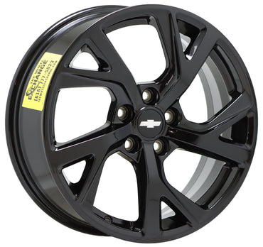 18" Chevrolet Equinox Gloss Black wheels rims Factory OEM 2018-2021 set 5830
