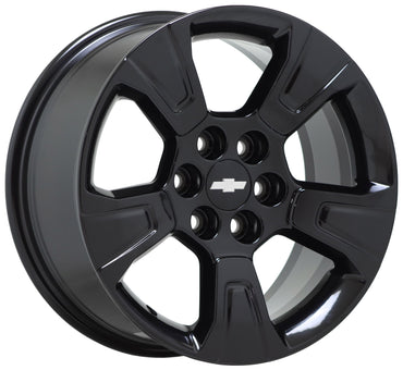 17" Chevrolet Colorado GMC Canyon Gloss Black wheels rims Factory OEM set 5671