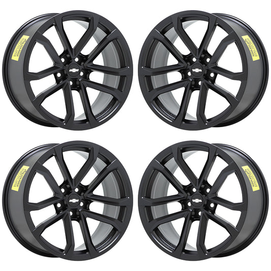 20" Chevrolet Camaro ZL1 Satin Black wheels rims Factory set 5547 5548 EXCHANGE
