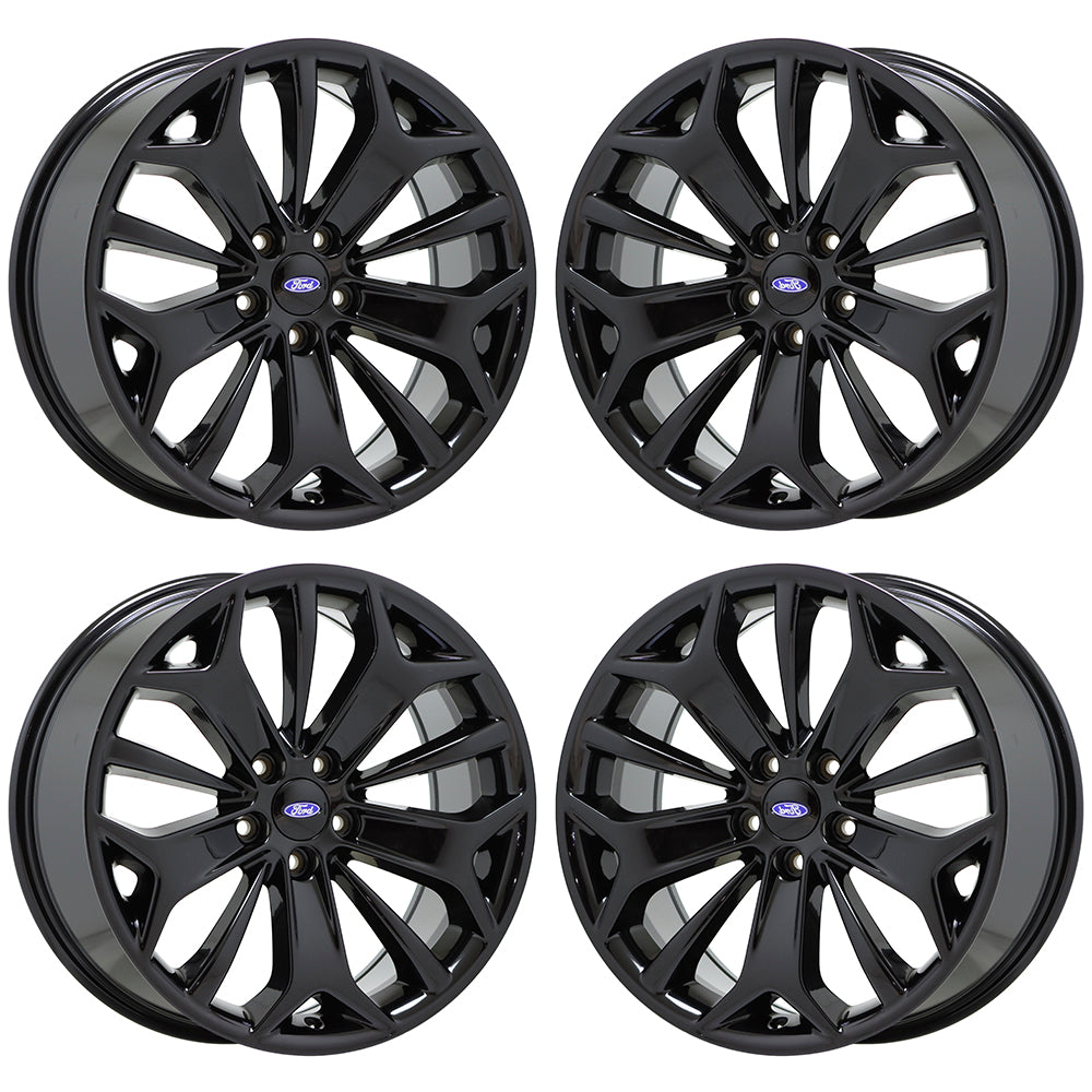 19" Ford Taurus SHO Gloss Black wheels rims Factory OEM set 4 3925 EXCHANGE
