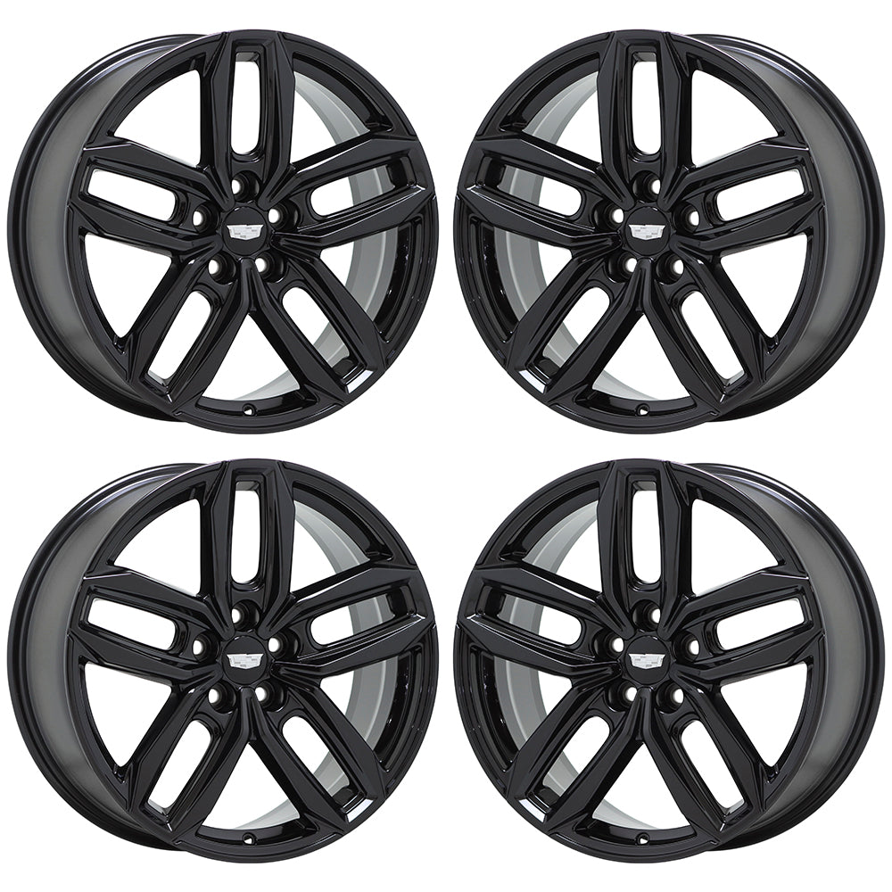 20" Cadillac XT4 Gloss Black wheels rims Factory OEM GM set 4823