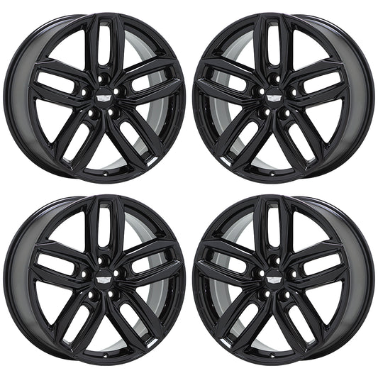 20" Cadillac XT4 Gloss Black wheels rims Factory OEM GM set 4823