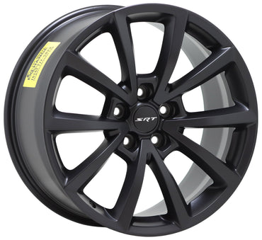 20x10" Jeep Grand Cherokee Trackhawk SRT Satin Black wheels rims OEM set 9182