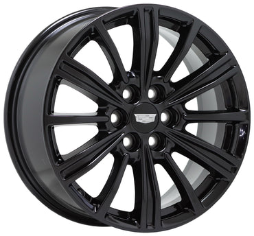 18" Cadillac XT5 XT6 Gloss Black wheels rims Factory OEM set 4798
