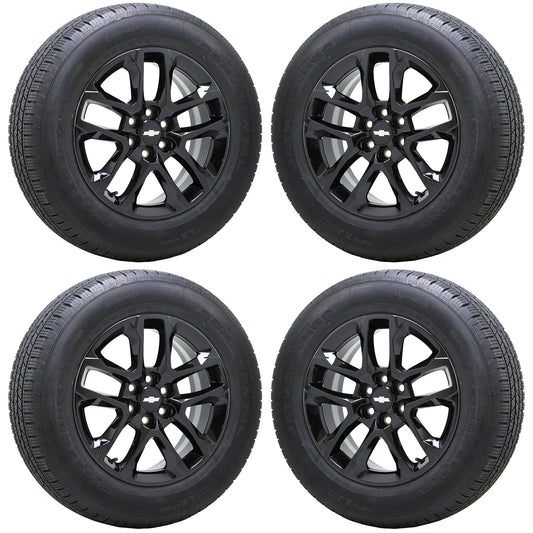 18" Chevrolet Blazer Gloss Black wheels rims Factory OEM 2018-2024 set 5843