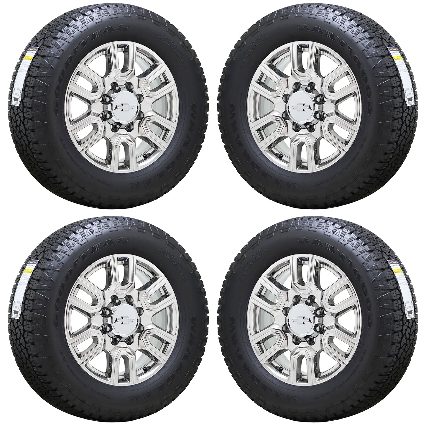 20" Chevrolet Silvera 2500 3500 Truck Bright Chrome wheels rims Factory OEM 5950