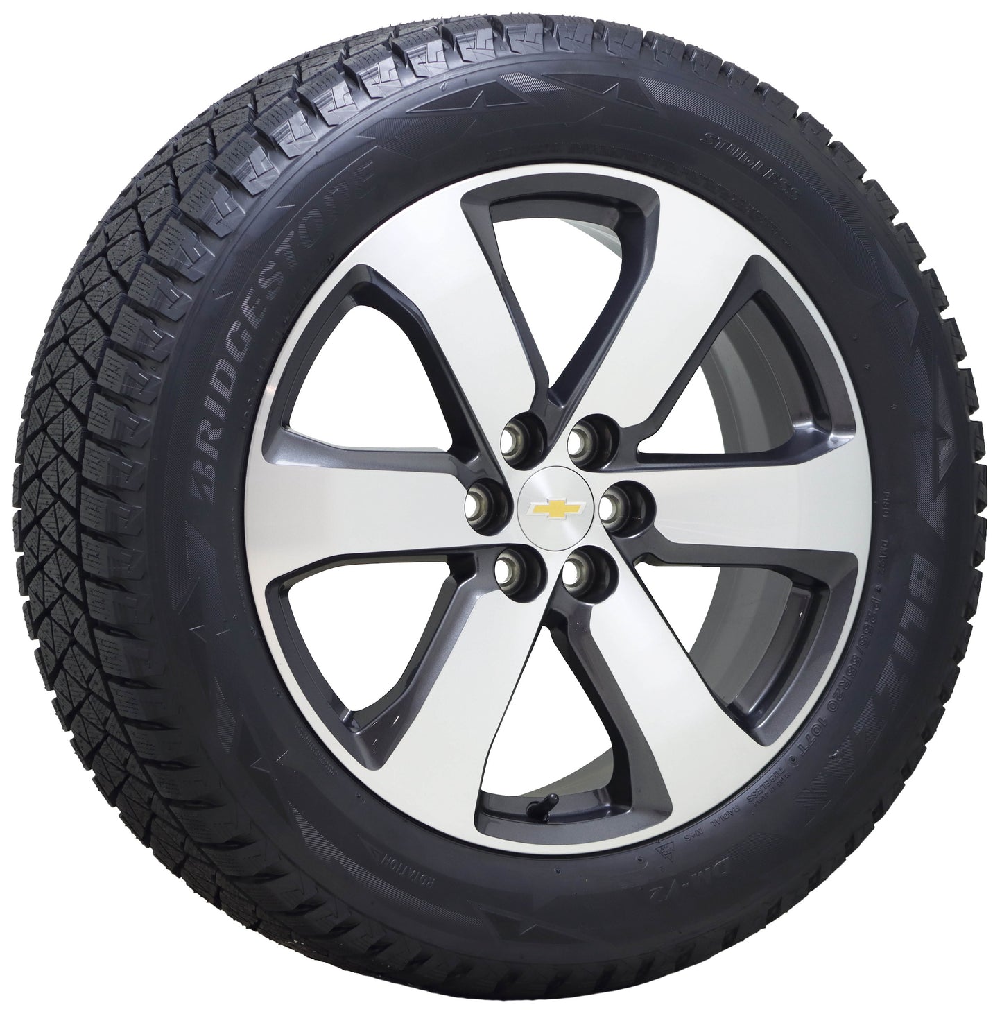 20" Chevrolet Traverse Factory Machined Grey OEM Wheels Tires 5845 set 4