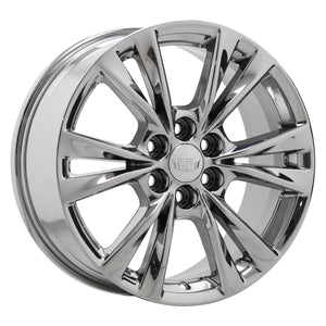 18" Cadillac XT5 XT6 SRX PVD Chrome wheels rims Factory OEM Set 4844 4845