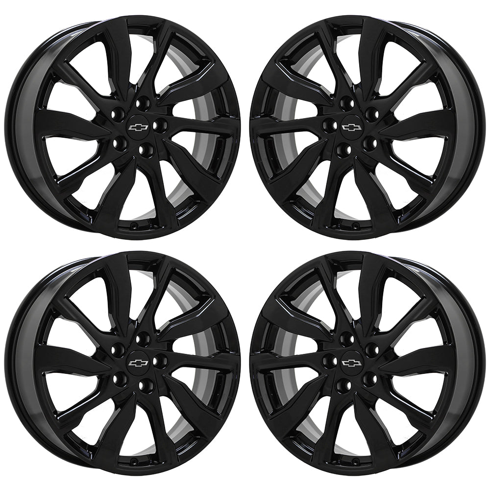 19" Chevrolet Equinox Gloss Black wheels rims Factory OEM set 4 14063