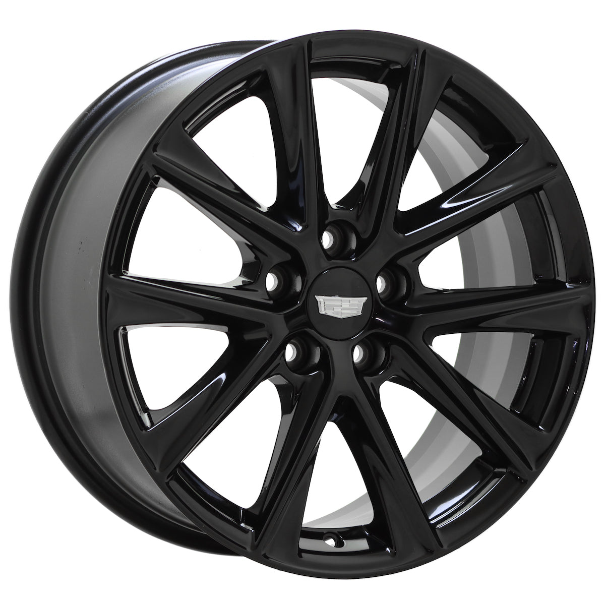 18" Cadillac CT4 Gloss Black wheels rims Factory OEM set 4860 4858 EXCHANGE