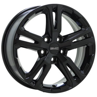 17" GMC Terrain Gloss Black wheels rims Factory OEM set 5833