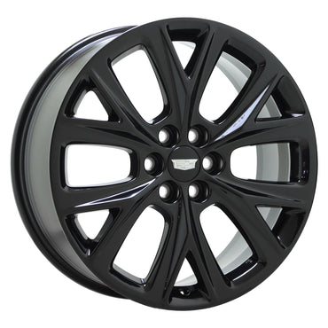 20" Cadillac XT5 XT6 Gloss Black wheels Factory OEM Original set 4835