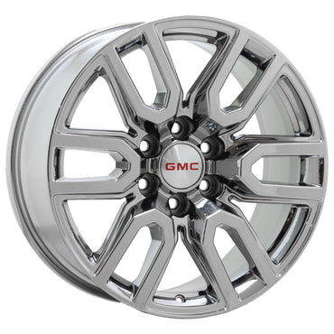 20" GMC Sierra Yukon 1500 Bright Chrome wheels rims Factory OEM GM set 5914