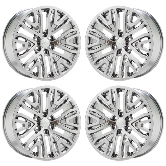 22" Silverado Suburban Tahoe Bright Chrome wheels rims replica set 5906