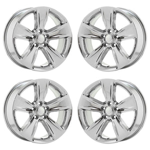 18" Dodge Charger Challenger RWD PVD Chrome wheels rims Factory OEM set - 2521