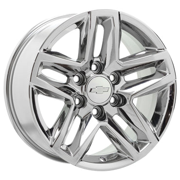 18" Silverado Tahoe Sierra 1500 Yukon Bright Chrome wheels Factory OEM set 5911