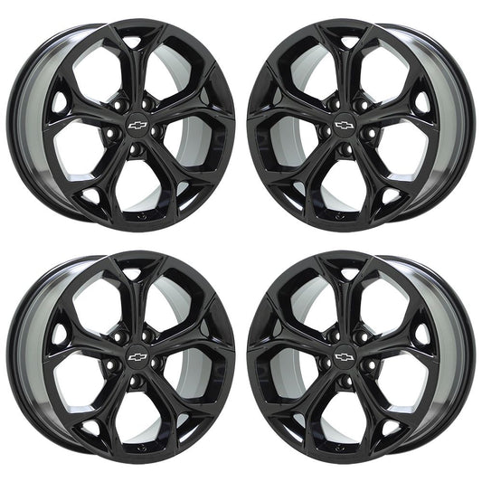 17" Chevrolet Colorado GMC Canyon Gloss Black wheels rims Factory OEM set 5692